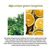 ProtoClinical k-beauty BeaumAnt Jeju Green Tangerine Cleansing Water 500ml multiple pale green cleansing water bottles side by side on a light background.