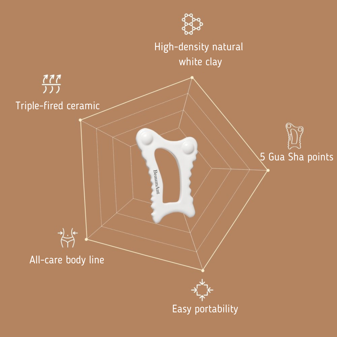 ProtoClinical k-beauty tan beauty graphic on a solid warm brown background.