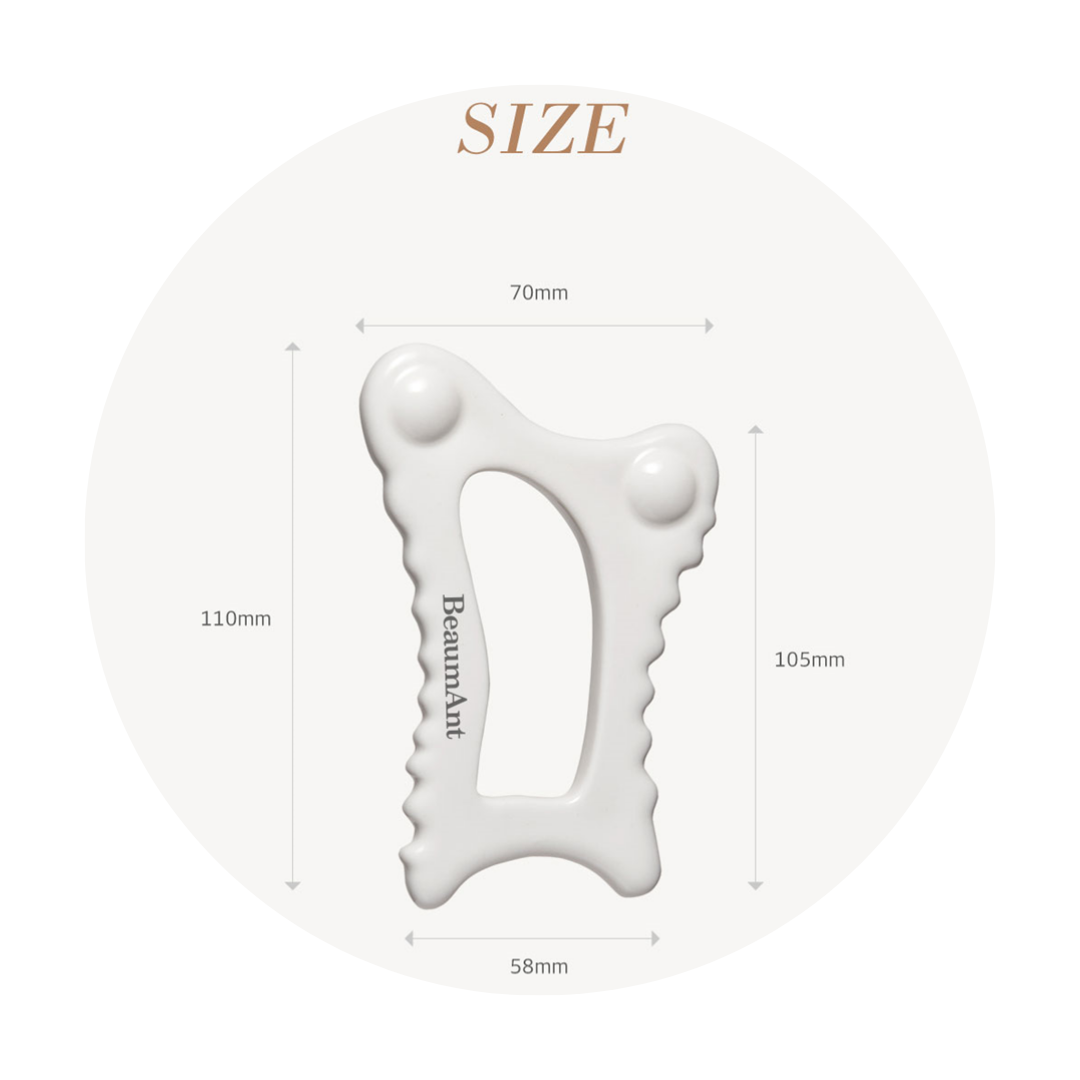ProtoClinical k-beauty light beauty graphic with soft beige accents on a white background.