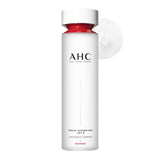 AHC Colla-Juvenation Lift 4 Treatment Essence 130ml by ProtoClinical displayed in front-facing skincare packaging on a white background for a k-beauty routine.