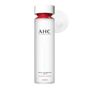 AHC Colla-Juvenation Lift 4 Treatment Essence 130ml by ProtoClinical shown in essence packaging on a white background, highlighting the product presentation for a k-beauty skincare routine.