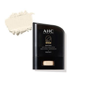ProtoClinical k-beauty AHC Masters Air Rich Sun Stick SPF50+ PA++++ 14g single dark sun stick package centered on a white background with soft gray side shadows.