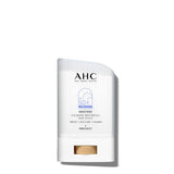 ProtoClinical k-beauty AHC Masters Calming Waterfull Sun Stick 22g (SPF50+/PA++++) single gray sun stick package centered on a white background with soft gray side shadows.