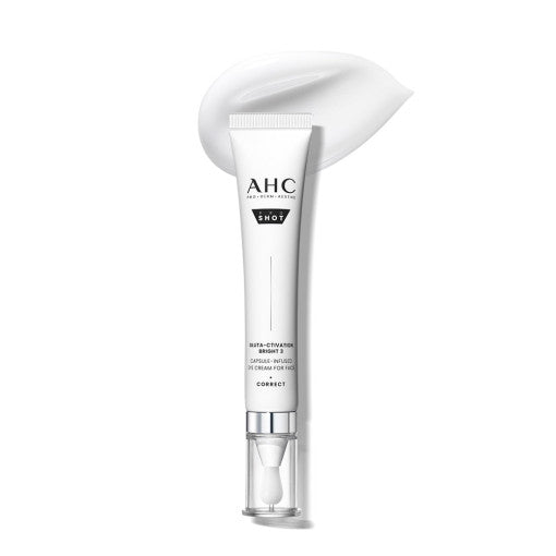 ProtoClinical k-beauty tall beige beauty product packaging on a clean white background.