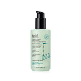 ProtoClinical k-beauty slim pale green beauty product silhouette with soft pink side accents on a clean white background.