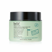 ProtoClinical k-beauty green beauty product packaging with a dark center on a light background.