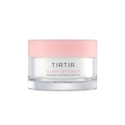 ProtoClinical k-beauty TIRTIR Glossy Cera Balm 50ml soft blush product detail with a muted mauve center on a pale background