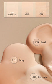 ProtoClinical k-beauty TIRTIR Mask Fit Red Cushion tall red cushion product display with deep red compact packaging on a light background