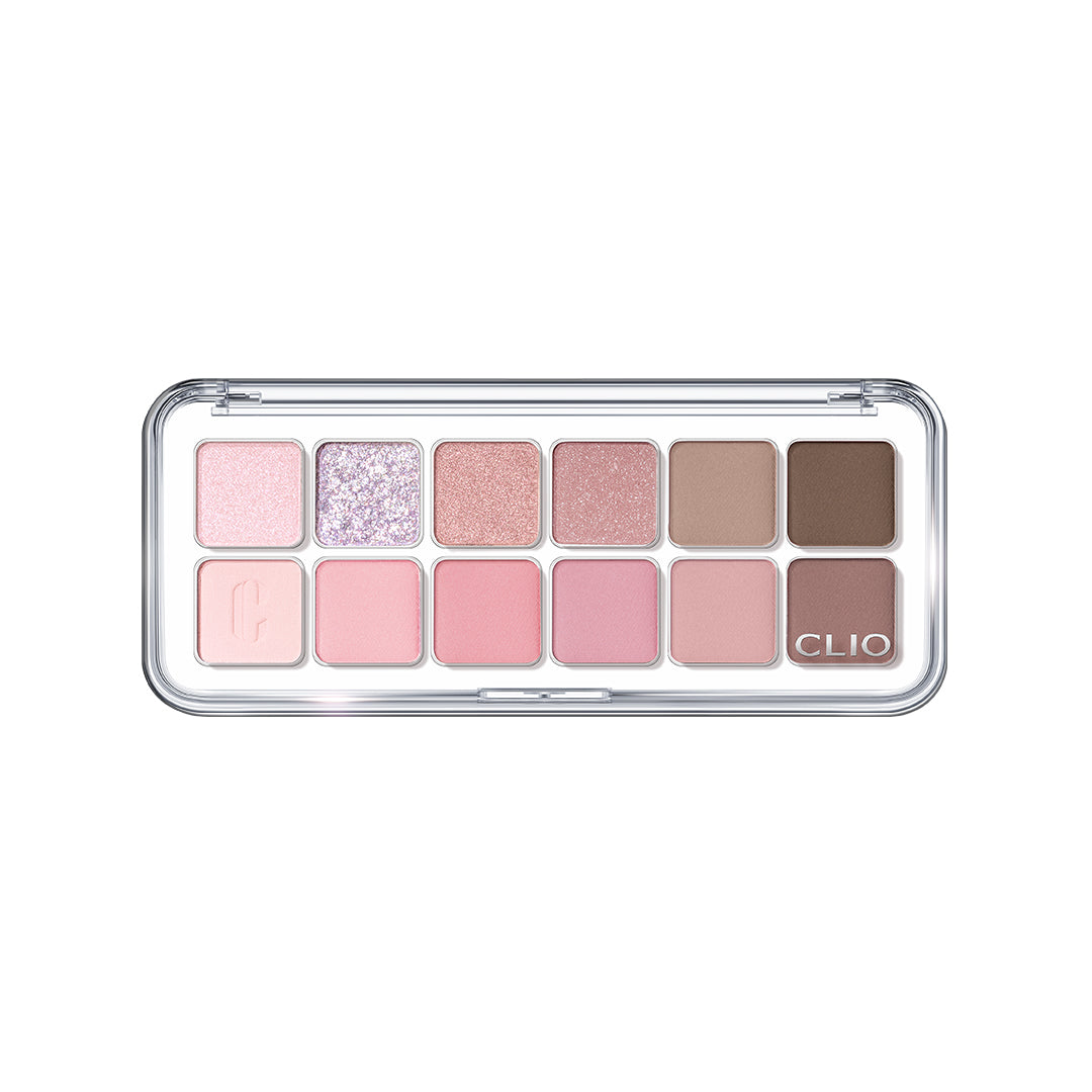 ProtoClinical k-beauty abstract pastel beauty graphic with layered color blocks on a light background.