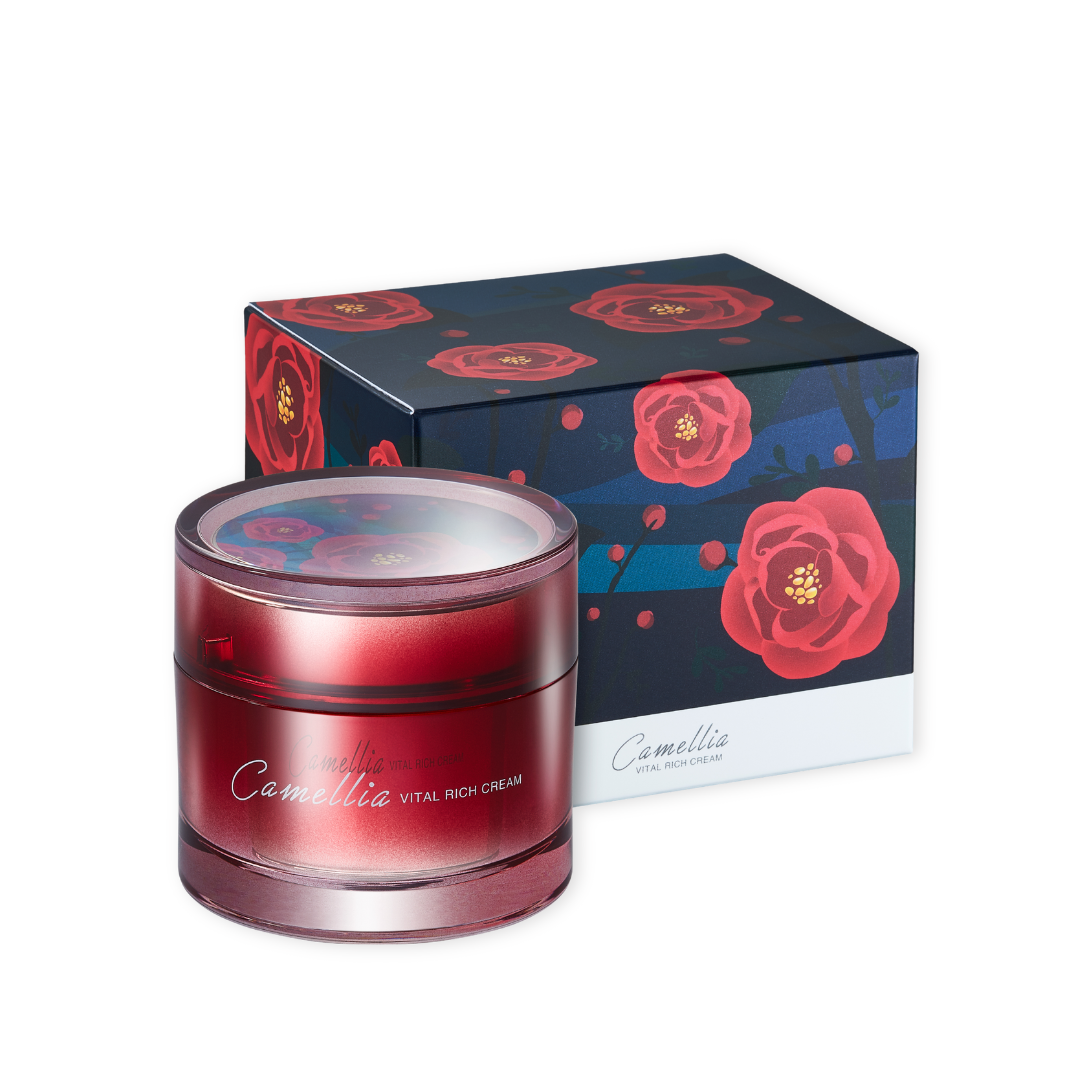 ProtoClinical k-beauty burgundy beauty product silhouette centered on a light background.
