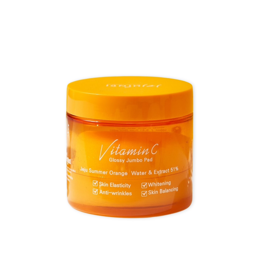 ProtoClinical k-beauty yellow and red beauty graphic centered on a white background.