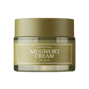 ProtoClinical k-beauty I'm from Mugwort Cream 50g single round olive cream jar centered on a pale cream background with soft beige side shading