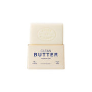 ProtoClinical k-beauty [JUICE TO CLEANSE] Clean Butter Moisture Bar 120g single centered pale cream cleansing bar on a white background.