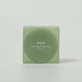ProtoClinical k-beauty Abib Calming facial soap 100g single green facial soap bar centered on a pale background.
