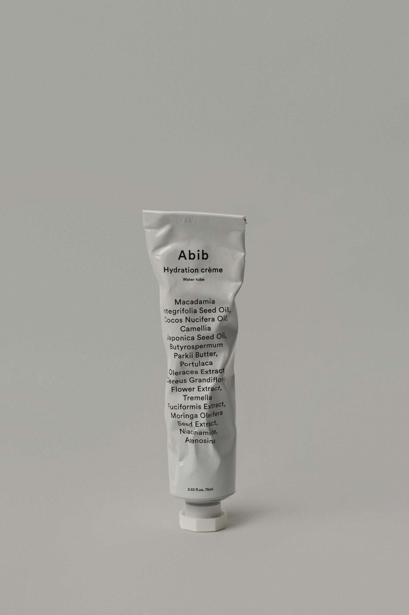 ProtoClinical k-beauty Abib Hydration créme Water tube 75ml single cream tube packaging on a clean white background