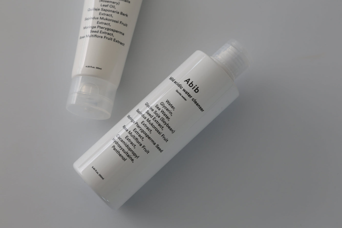 ProtoClinical k-beauty Abib Wild acidic water cleanser Gentle Water 250ml single front-facing cleanser bottle centered on a clean white background