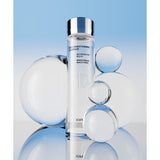 ProtoClinical k-beauty beige beauty product with pale blue top accents on a light background.