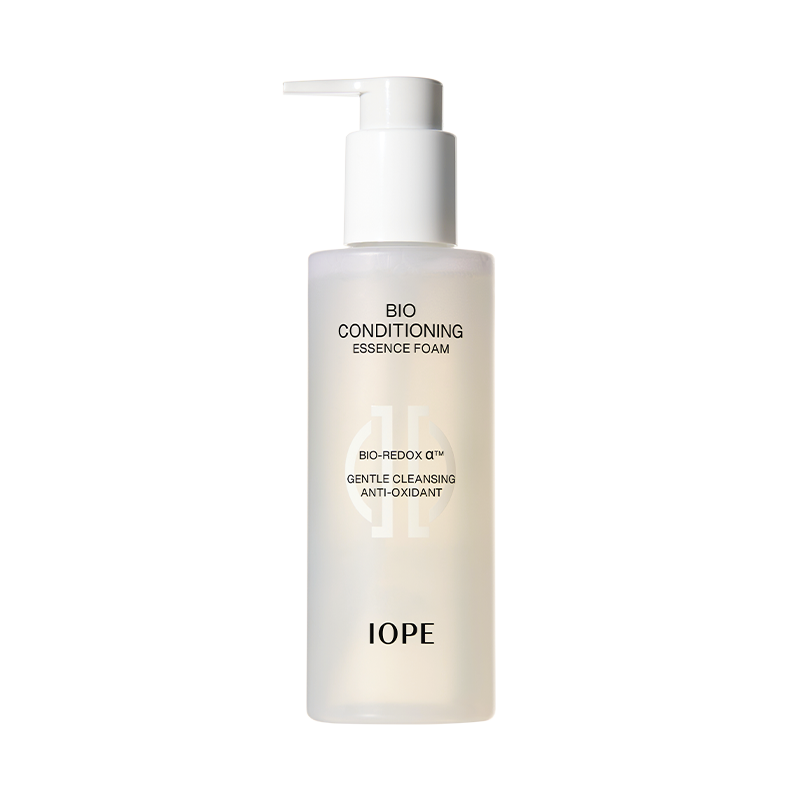 ProtoClinical k-beauty IOPE Bio Conditioning Essence Foam 180ml product image on a light background.