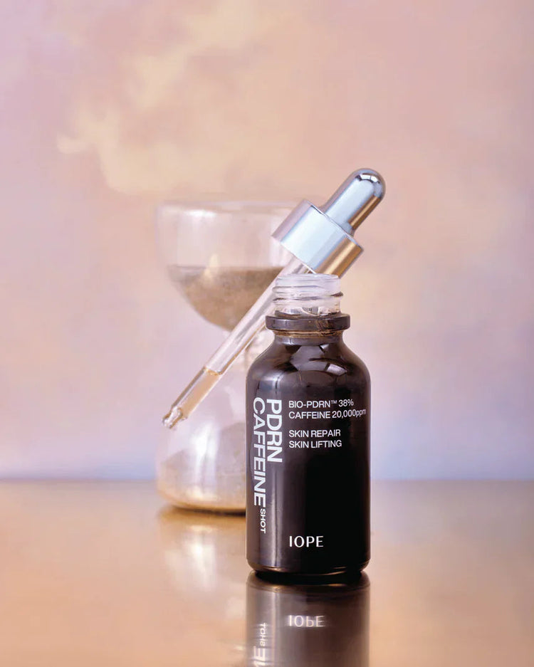 ProtoClinical k-beauty IOPE PDRN Caffeine Shot Ampoule 50ml product image on a light background.