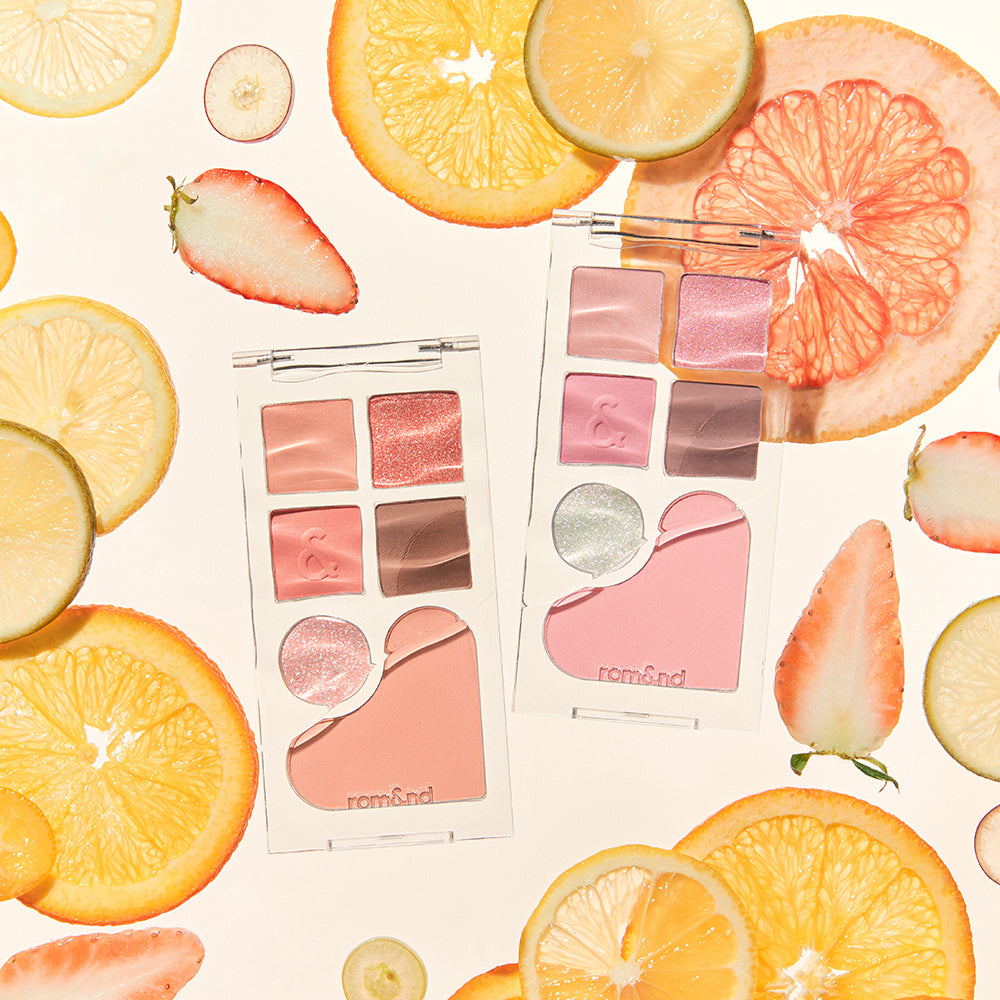 ProtoClinical k-beauty rom&nd Bare Layer Palette 14g/2color main packshot with a single palette compact centered on a clean background