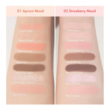 ProtoClinical k-beauty rom&nd Bare Layer Palette 14g/2color swatch image showing multiple palette shades in a grid layout on a clean background