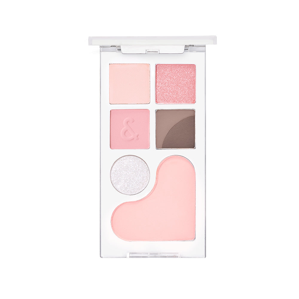 ProtoClinical k-beauty rom&nd Bare Layer Palette 14g/2color swatch image showing multiple palette shades in a grid layout on a clean background