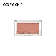 ProtoClinical k-beauty rom&nd BETTER THAN CHEEK single blush compact with warm beige tones centered on a light background