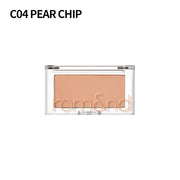 ProtoClinical k-beauty rom&nd BETTER THAN CHEEK single blush compact with warm beige and brown tones centered on a light background