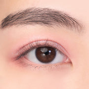 ProtoClinical k-beauty rom&nd BETTER THAN EYES W03 DRY STRAWBERRY single square eyeshadow palette with warm peach and brown tones on a light background