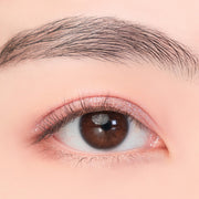 ProtoClinical k-beauty rom&nd BETTER THAN EYES W03 DRY STRAWBERRY single square eyeshadow palette with warm peach and brown tones on a light background