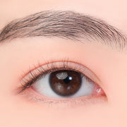 ProtoClinical k-beauty rom&nd BETTER THAN EYES W03 DRY STRAWBERRY single square eyeshadow palette with warm peach and brown tones on a light background