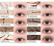 ProtoClinical k-beauty muted mauve beauty graphic with soft vertical bands on a pale background.