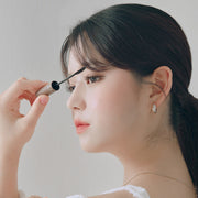 ProtoClinical k-beauty rom&nd HAN ALL FIX MASCARA square product-detail graphic with mascara tube styling, dark lash visuals, and clean white layout