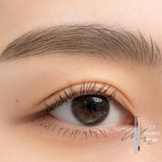 ProtoClinical k-beauty rom&nd HAN ALL FLAT BROW - 6 colors #C3 MODERN BEIGE shade image in a square layout with soft beige-brown brow color and flat pencil styling