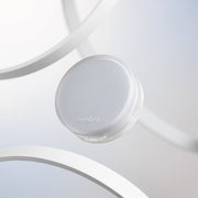 ProtoClinical k-beauty rom&nd NU ZERO CUSHION 5color shown as a single gray-beige cushion package centered on a pale blue and white background