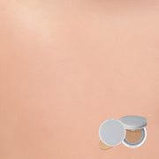 ProtoClinical k-beauty rom&nd NU ZERO CUSHION 5color shown as a single beige cushion package centered on a pale peach and blue background