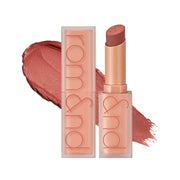 ProtoClinical k-beauty rom&nd ZERO MATTE LIPSTICK New Muteral Nude single lipstick tube in a nude pink case shown upright on a light background