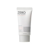 ProtoClinical k-beauty rom&nd ZERO SUN CLEAN 50ml, SPF 50+, PA++++ single upright sun care container centered on a white background with soft peach side accents.