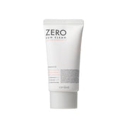 ProtoClinical k-beauty rom&nd ZERO SUN CLEAN 50ml, SPF 50+, PA++++ single upright sun care container centered on a white background with soft peach side accents.