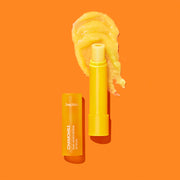 ProtoClinical k-beauty beplain Chamomile Dual Moisturizing Lip Balm 3.6g single bright yellow lip balm package standing upright on a pale yellow background