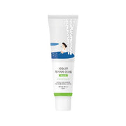 ProtoClinical k-beauty Round Lab Birch Moisturizing Mild-Up Sunscreen 50ml (SPF 50+ PA++++) single upright sunscreen package in light gray packaging on a light background.