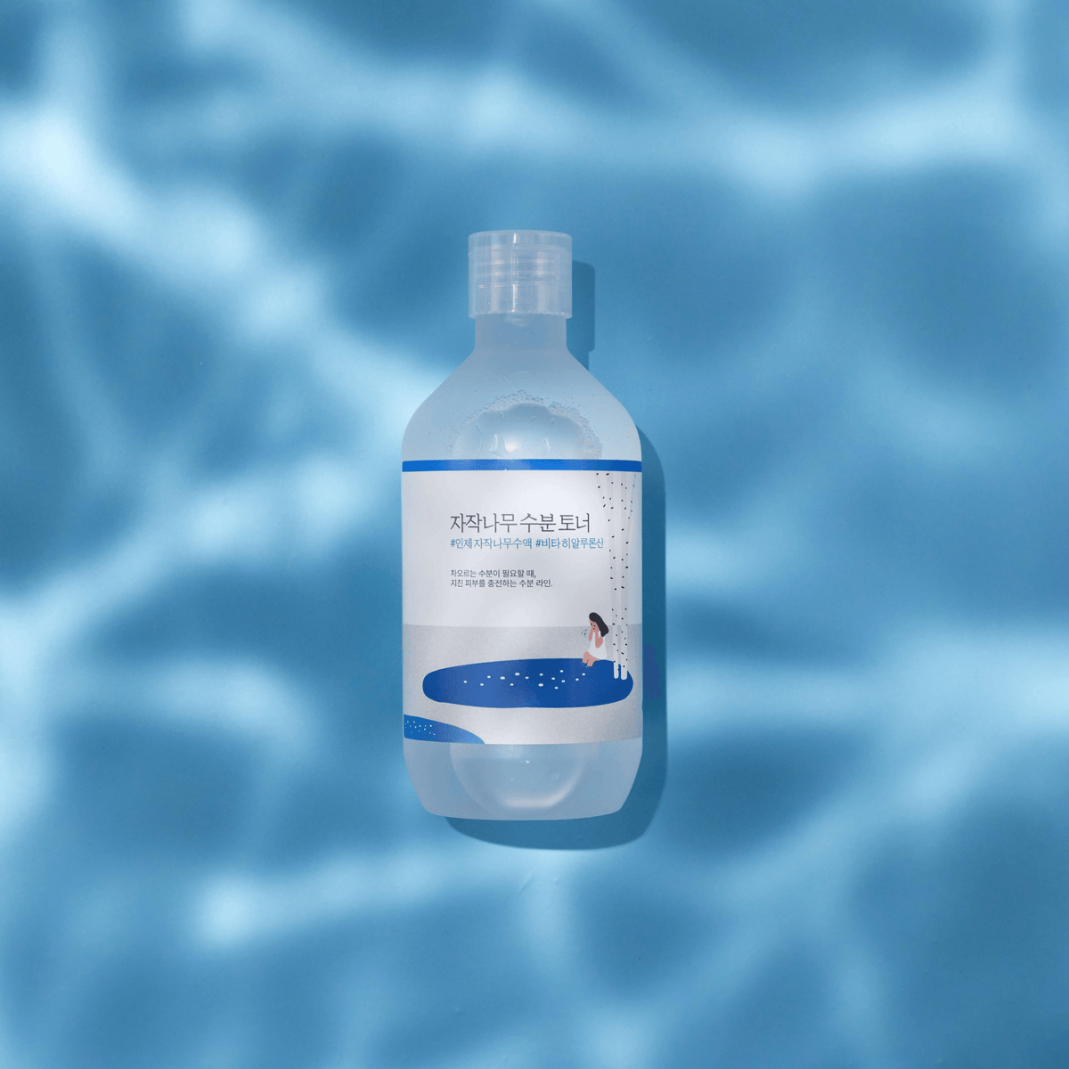 ProtoClinical k-beauty Round Lab Birch Moisturizing Toner 300ml shown against a light background.