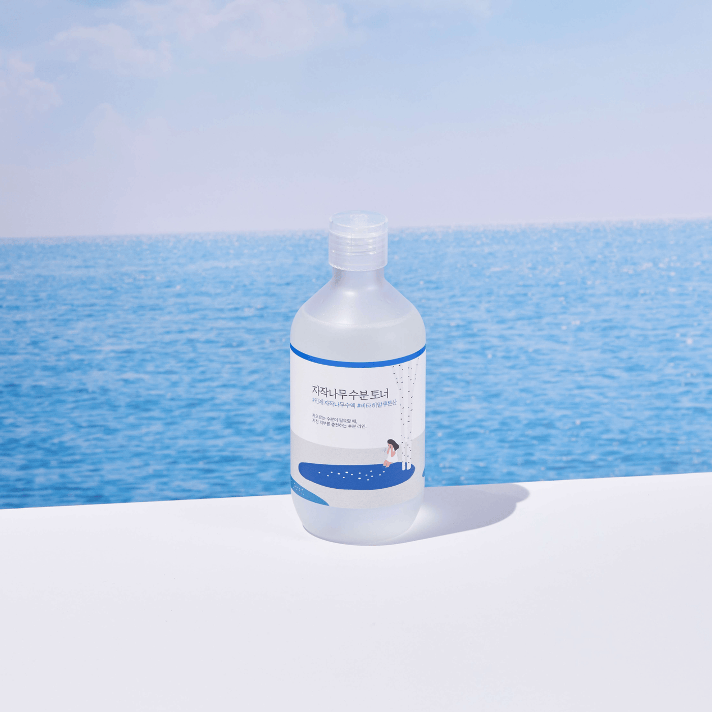 ProtoClinical k-beauty Round Lab Birch Moisturizing Toner 300ml shown against a light background.
