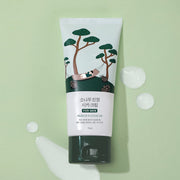 ProtoClinical k-beauty abstract beauty graphic with muted sage tones and a darker olive center on a pale background.