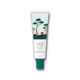 ProtoClinical k-beauty beauty product silhouette with a soft gray vertical center on a white background with pale blue side accents.