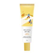 ProtoClinical k-beauty Round Lab Vita Niacin Blemish Cream 50ml graphic with a warm yellow vertical center on a pale background.