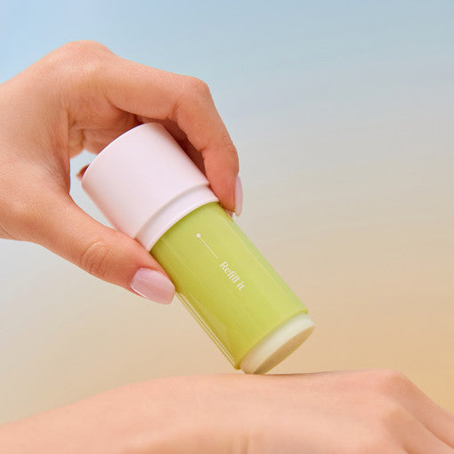 ProtoClinical k-beauty goodal Heartleaf Calming Cooling Sun Stick 19g / SPF50+,PA++++ shown in a clean studio packshot with single product packaging on a white background