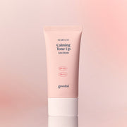 ProtoClinical k-beauty goodal Heartleaf Calming Tone Up Sun Cream 50ml [SPF50+ PA++++] in an upright studio product shot with single-item packaging on a clean white background