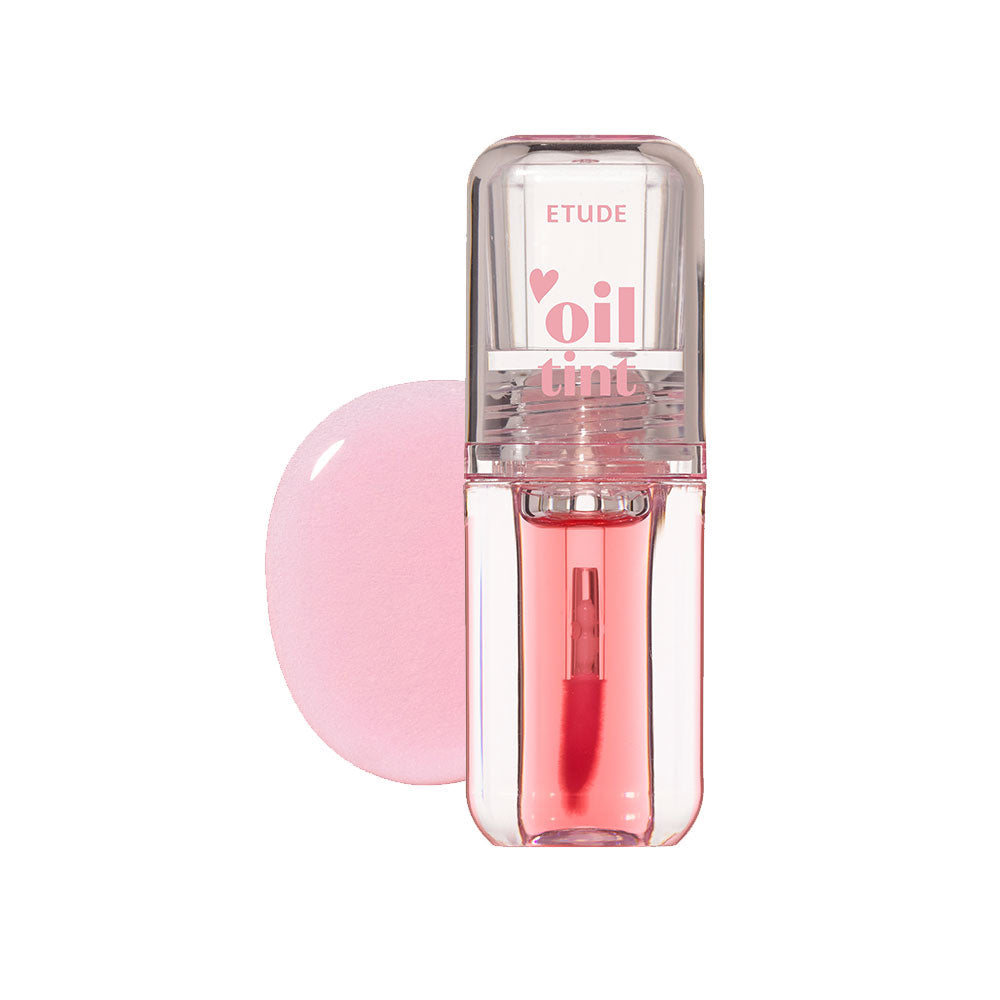 ProtoClinical k-beauty ETUDE Dear Darling Oil Tint 4.2g single lip tint studio packshot on a clean light background