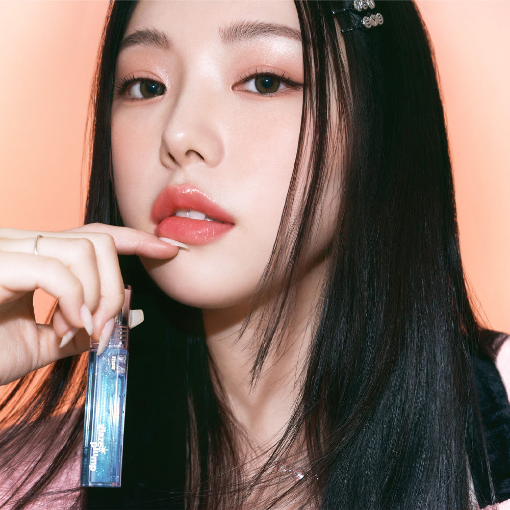 ProtoClinical k-beauty ETUDE Glaze Plump Gloss 4g single lip gloss tube standing vertically on a light neutral background